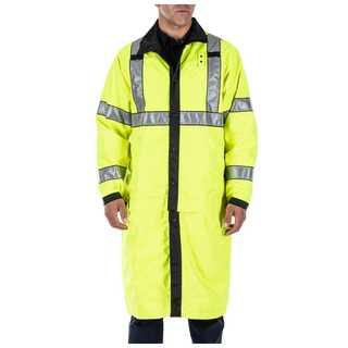 LONG REV HI-VIS RAIN COAT-5&#46;11 Tactical
