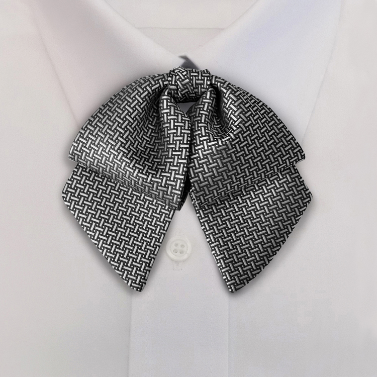 Gem Tones HA2 Silver Showbow on Adjustable Band-SB