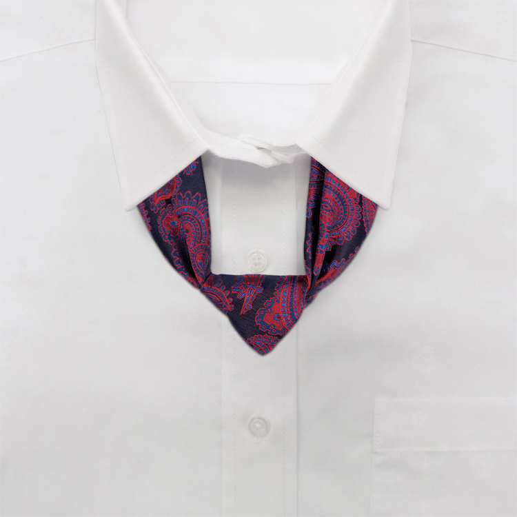 Haight Paisley #RC2 Crimson BlueKnotted Loop-SB