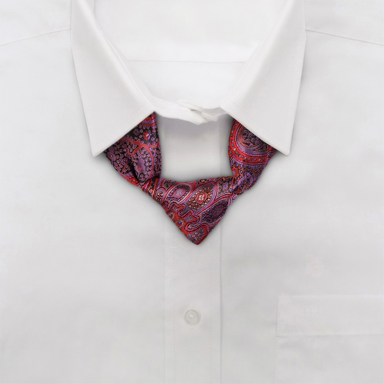 Ashbury Paisley #SC2 Passion FruitKnotted Loop-Samuel Broome