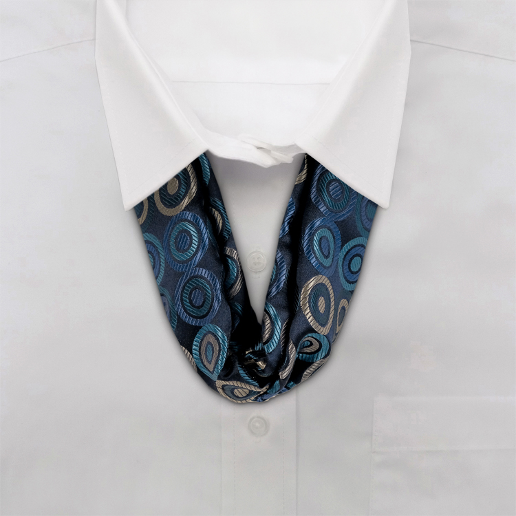 Circle Maximus #TC1 Navy/TealAscot Loop-SB