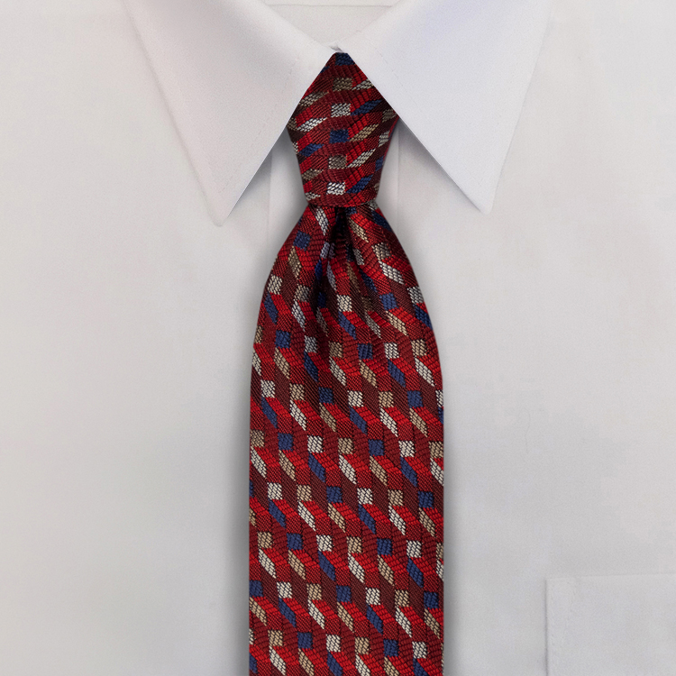 Metropolis BD2 RedFour-In-Hand Necktie-SB