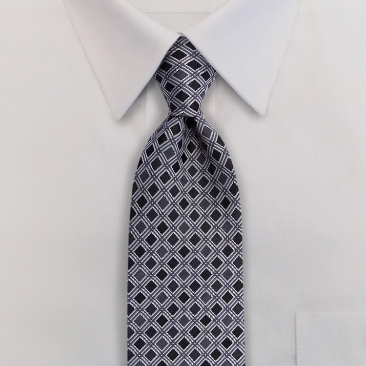 Roman ShadesGD3 Shades of GreyClip-On Necktie-SB