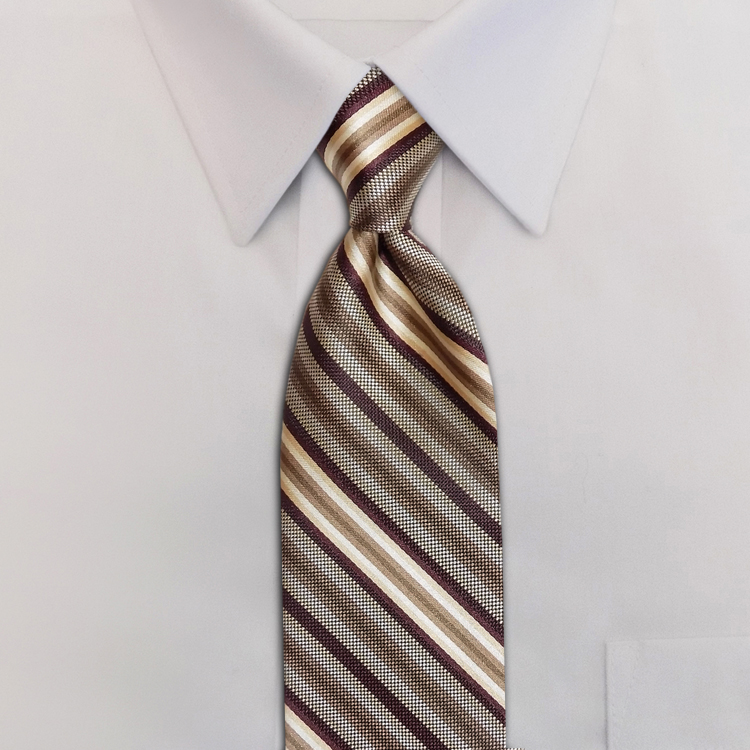 Metro Stripe HD5 Burgundy/Mocha/Khaki