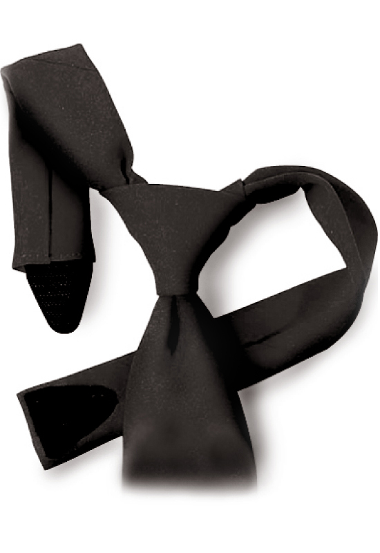 Polyester/Wool Hook & Loop Breakaway Necktie-SB