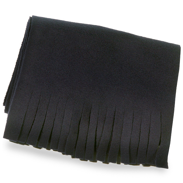 Fleece Scarf with Cut Fringe-SB
