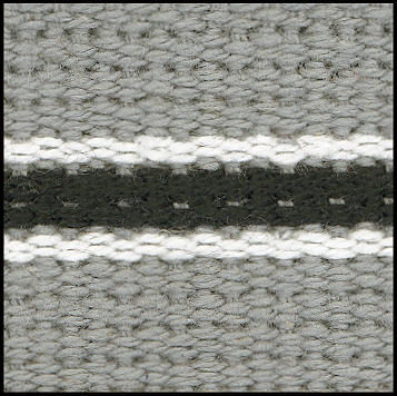 Grey/White/Black Stripe