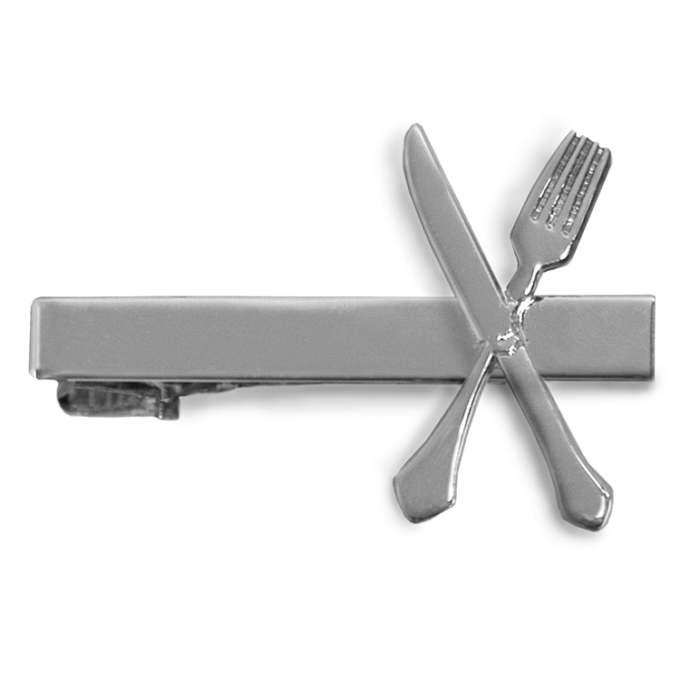 Knife & Fork Tie Bar-SB