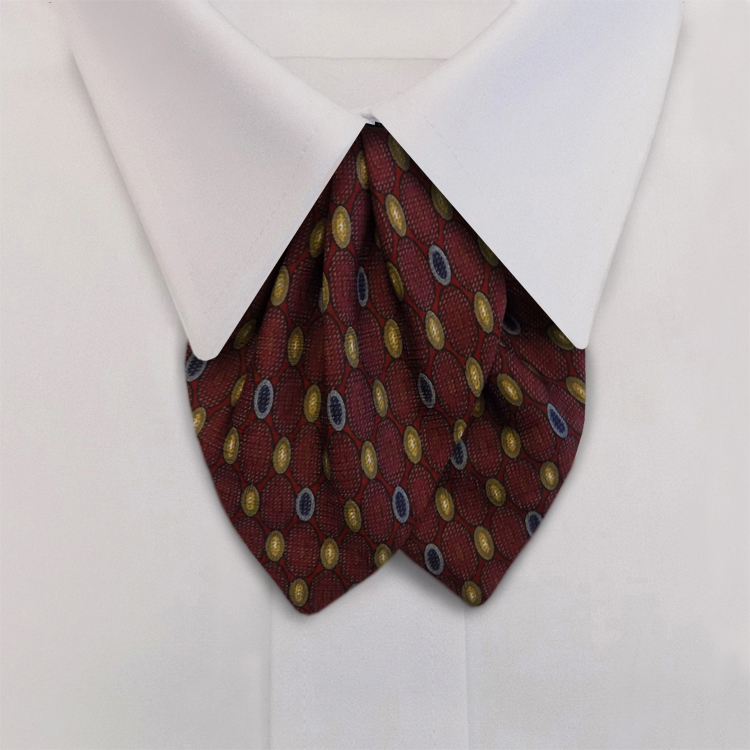 Audiophile Burgundy #CB2 Tulip Bow on Adjustable Band-Samuel Broome