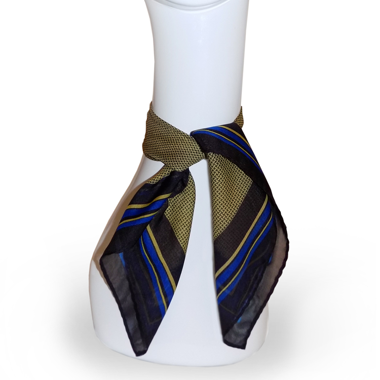 Gold Gemtones 20" Square Scarf-SB