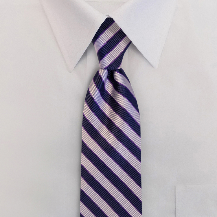 Navy/Lavender Stripe #624