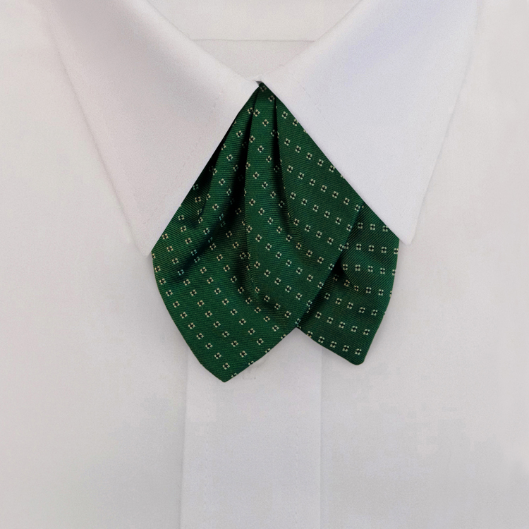 Green Woven Neat #419Tulip Bow on Adjustable Band-SB