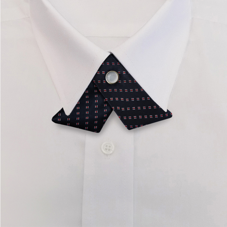 Navy/Red Woven Neat #415