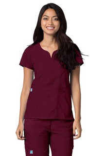 Adar Universal Curved Pocket Glamour Top-Adar Medical Uniforms