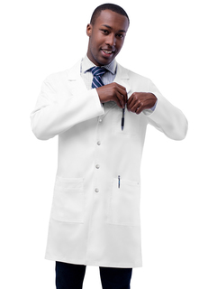 Adar UniversalTRETCH Unisex 36&#34;nap Frontab Coat-Adar Medical Uniforms