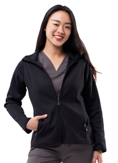 ADAR Pro Womens Performance Full Zip Bonded Fleece Jacket-Adar Medical Uniforms