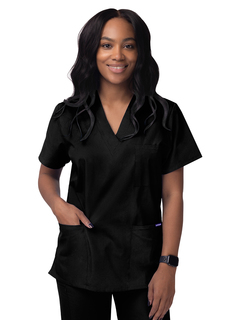 Sivvan Unisex V-Neck 3 Pocket Top-Adar Medical Uniforms