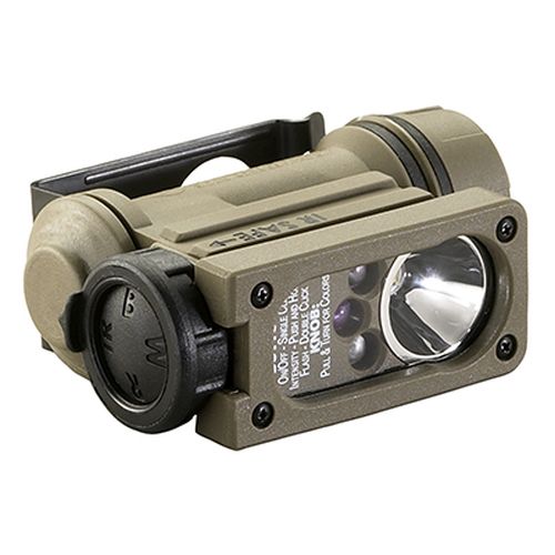 Sidewinder Compact Ii Multi-Battery Multi-Source Hands-Free Flashlight Includes Nvg Mount (Works With Hgu-84 Rotary Wing Aircrew Helmet) And One "Aa" Alkaline Battery-Streamlight