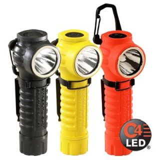 Polytac 9" With Gear Keeper And Lithium Batteries " Orange-Streamlight