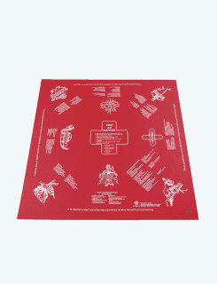 5ive Star Gear 1st Aid Red Survival Handkerchief-Tru-Spec