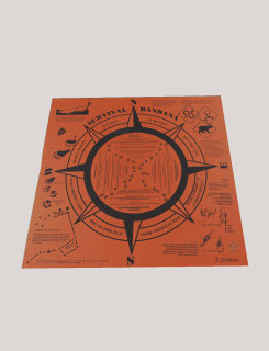 5ive Star Gear Orange Survivval Handkerchief-Tru-Spec