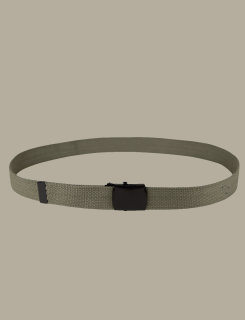 Web Belt, Odg, Blk C/F Buckle 44&#34;-Tru-Spec