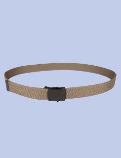 Coyote 44&#34; Web Belt With Black Buckle-Tru-Spec