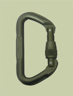 Omega Pacific 7000 Series Locking Tactical D Carabiner-Tru-Spec