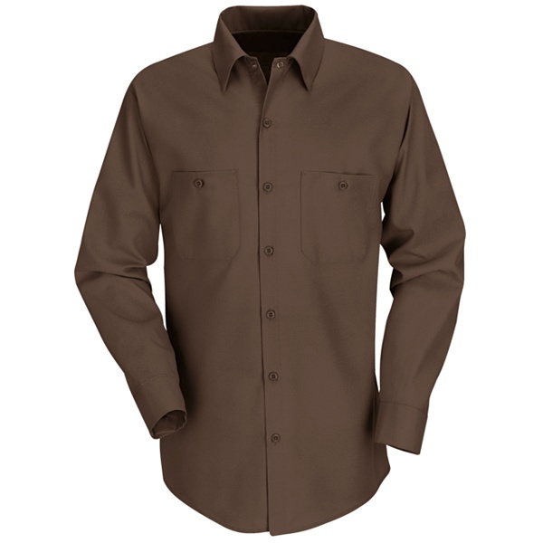 Red Kap Men&#8216;s Long Sleeve Work Shirt - SP14-