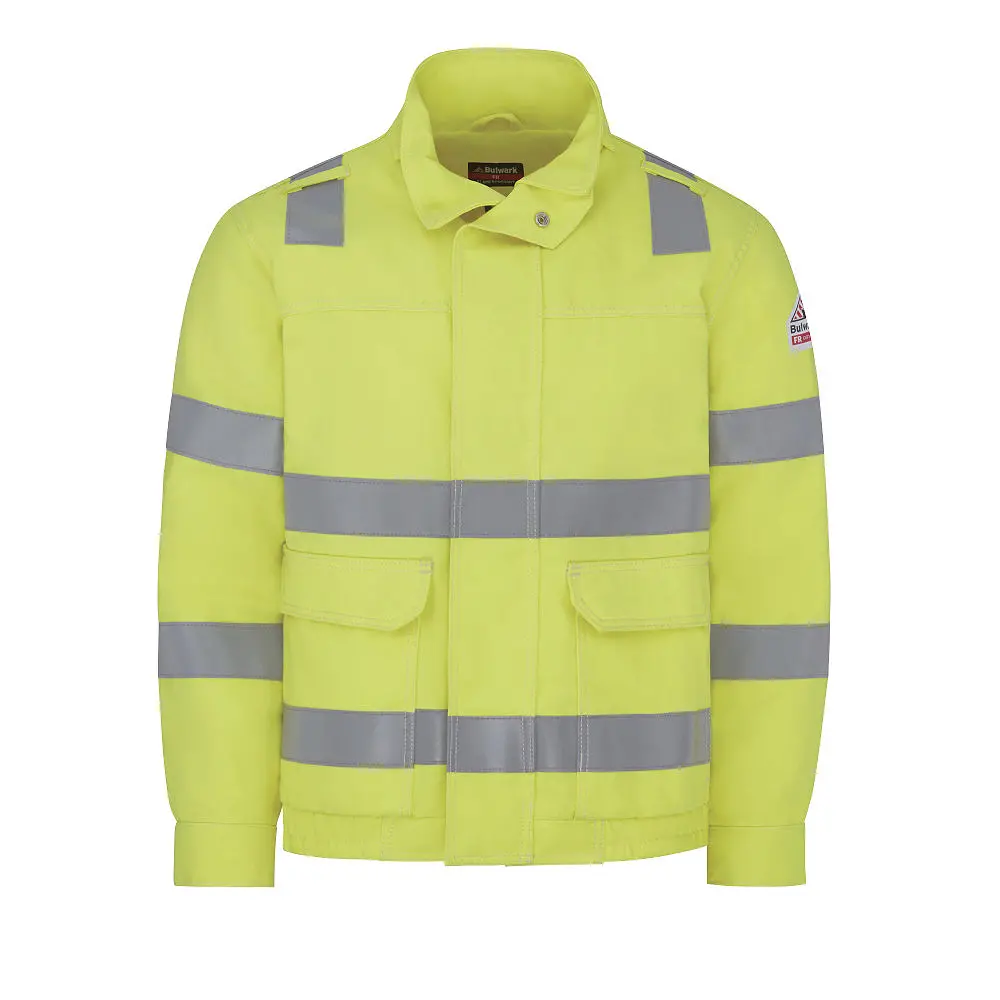 Hi-Visibility Lined Bomber Jacket-Bulwark