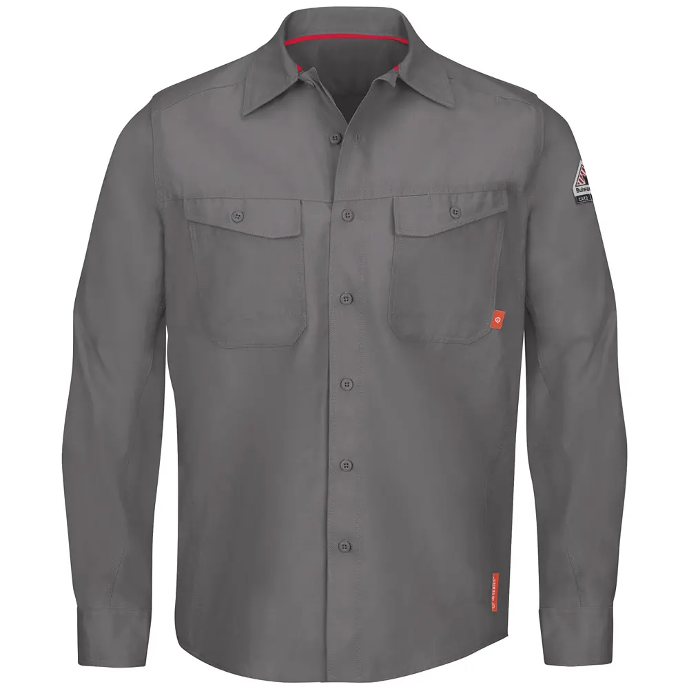 IQ Series Endurance Collection Men&#8216;s FR Work Shirt-Bulwark