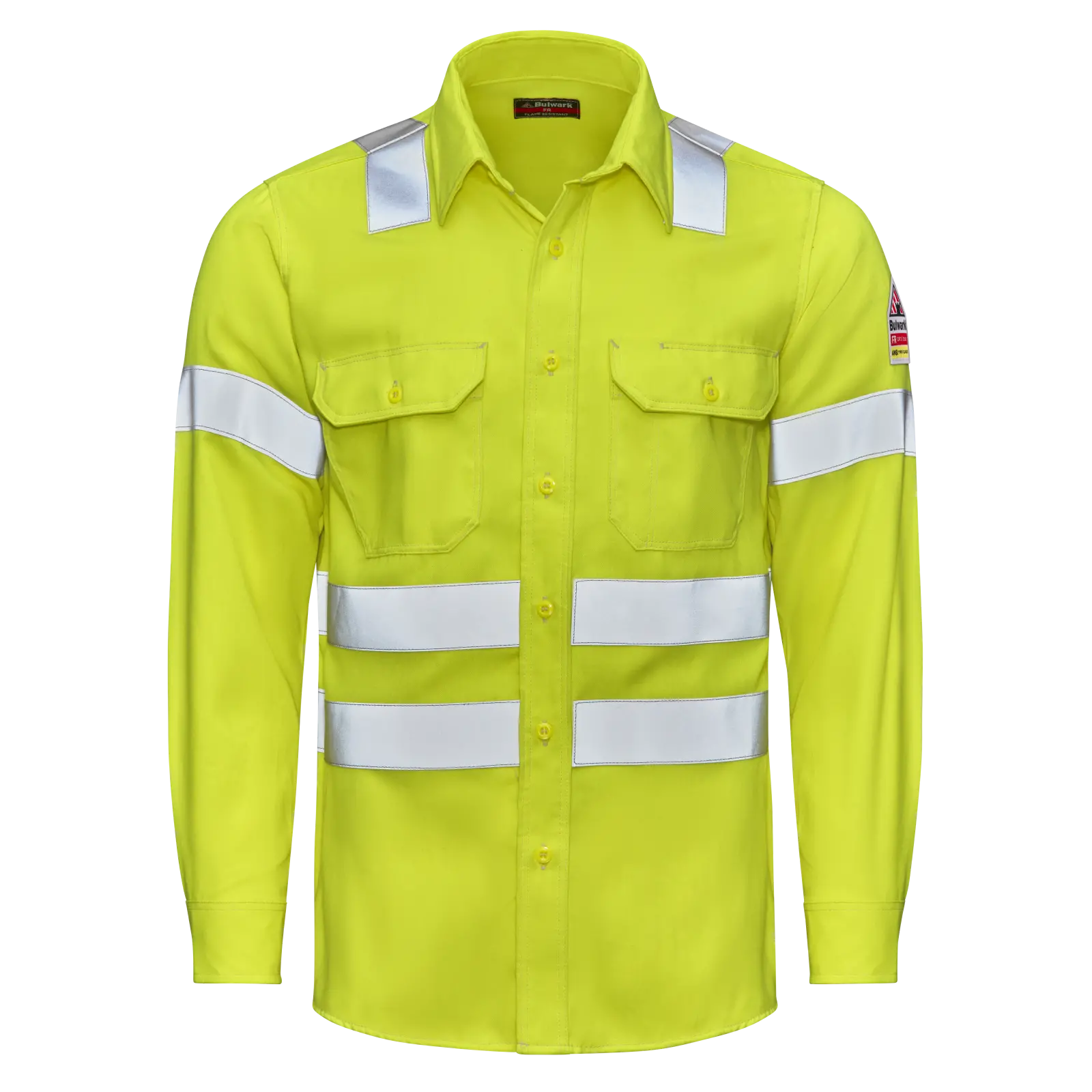 Men&#39;s Hi&#45;Visibility Work Shirt-Bulwark