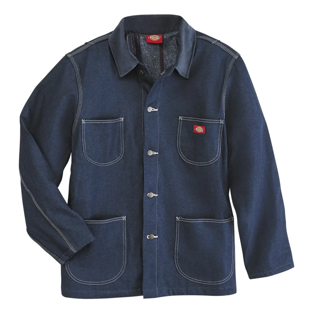 Men&#8216;s Denim Blanket Lined Work Coat-Dickies