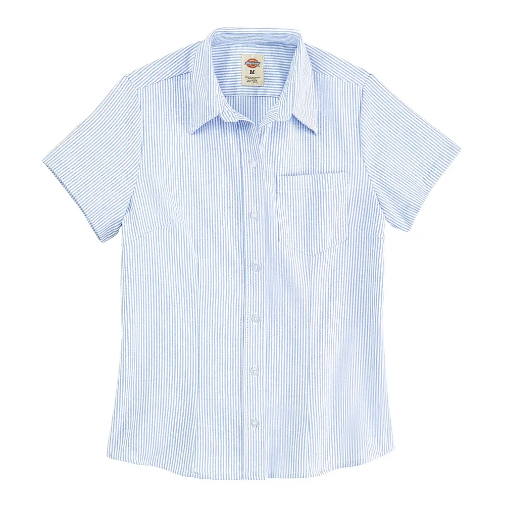 Women&#39;s Short&#45;Sleeve Stretch Oxford Shirt-Dickies