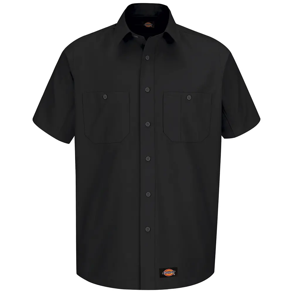 Men&#39;s Canvas Short&#45;Sleeve Work Shirt-Dickies