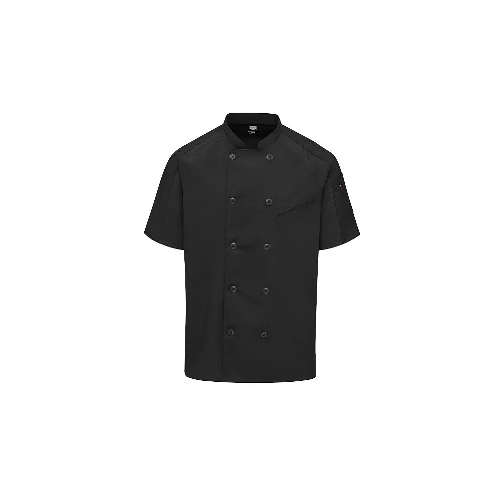 Men&#8216;s Airflow Raglan Chef Coat with OilBlok-Red Kap