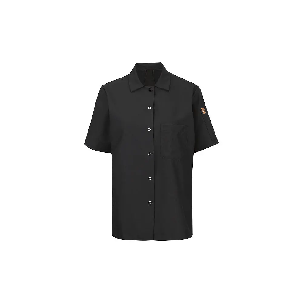 Women&#8216;s Short Sleeve Cook Shirt with OilBlok + MIMIX-Red Kap