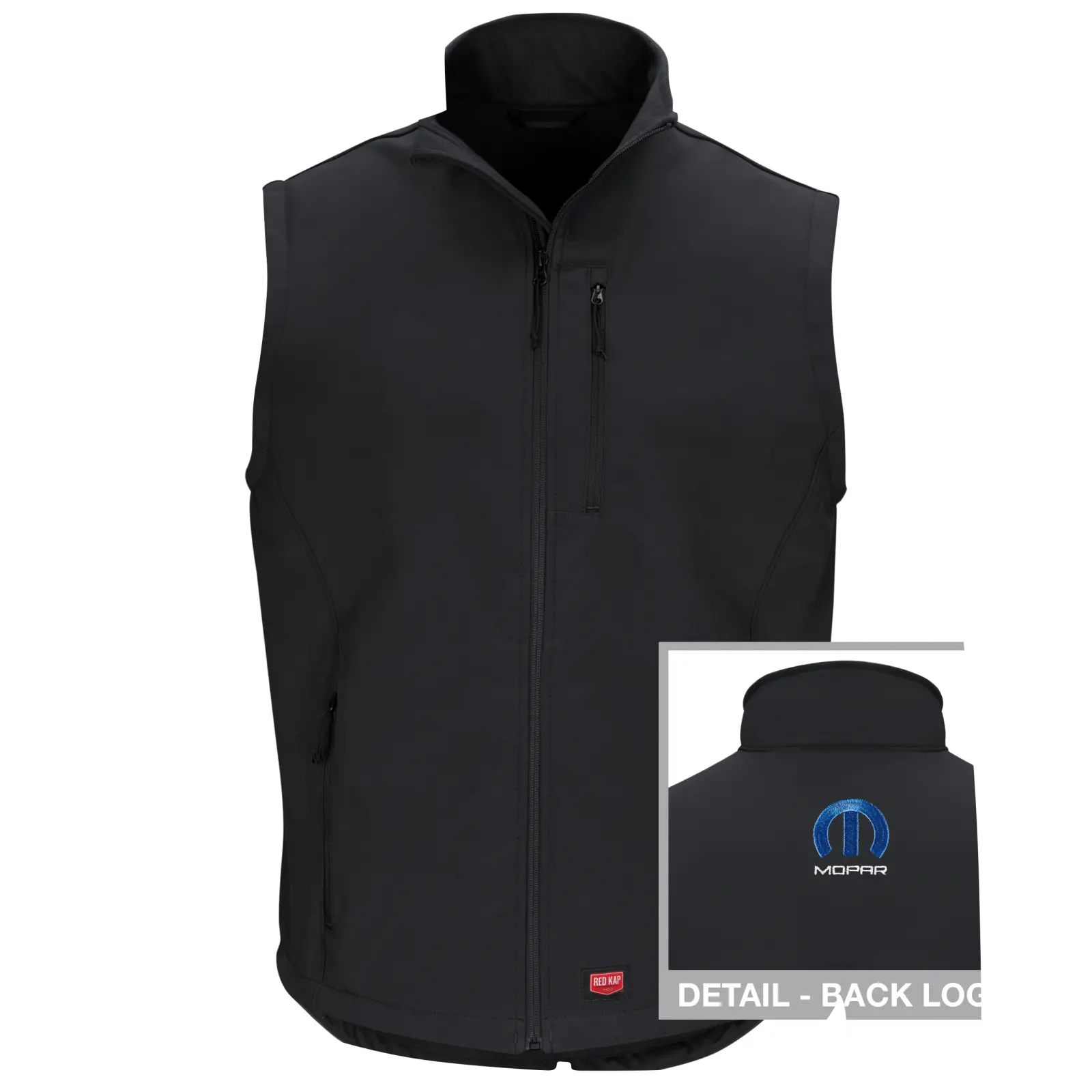 Mopar Soft Shell Vest-Red Kap