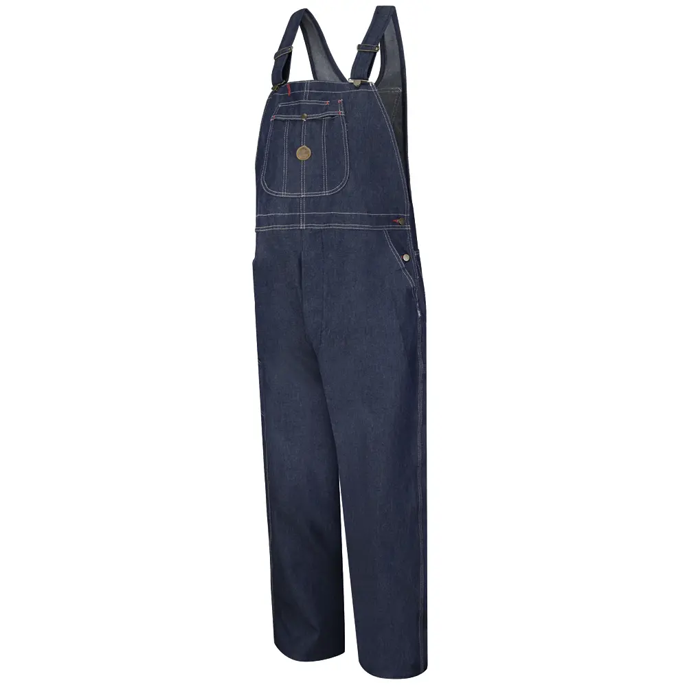 Men&#8216;s Denim Bib Overall-Red Kap