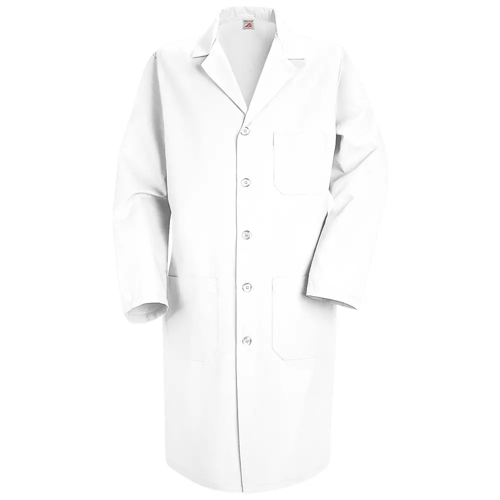 Men&#8216;s Red Kap Lab Coat with Exterior Pocket-Red Kap