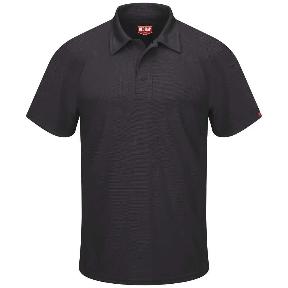 Men&#8216;s Short Sleeve Performance Knit Flex Series Active Polo-Red Kap