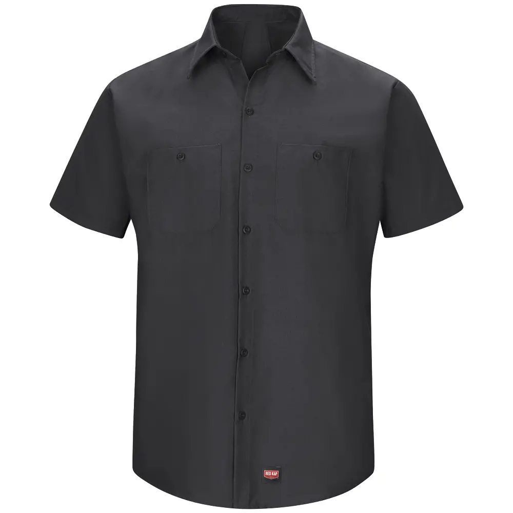 Men&#8216;s Short Sleeve Work Shirt with MIMIX-Red Kap