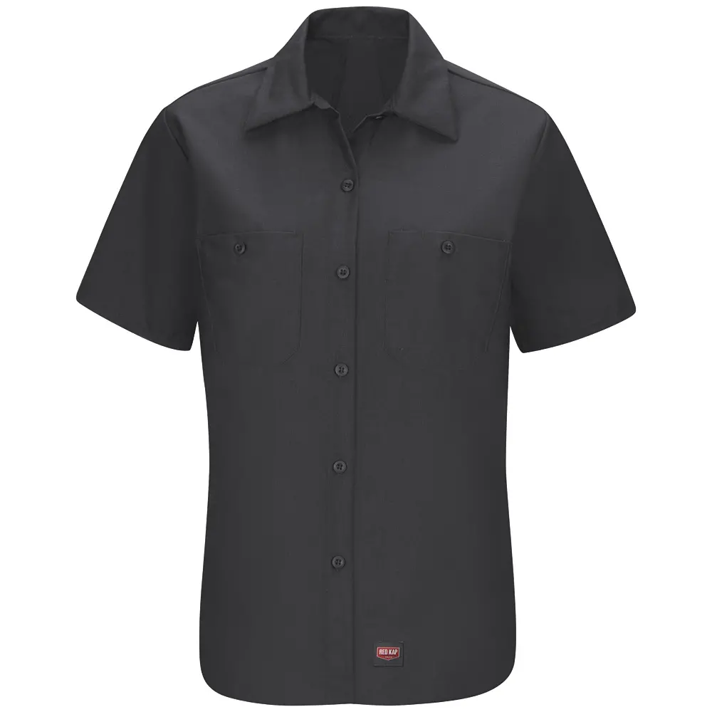 Women&#8216;s Short Sleeve Work Shirt with MIMIX-Red Kap