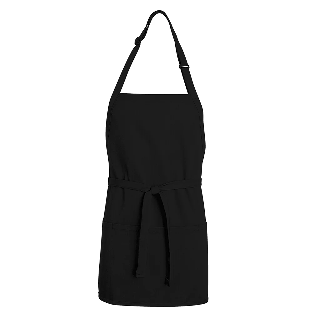 Premium Short Bib Apron-Red Kap