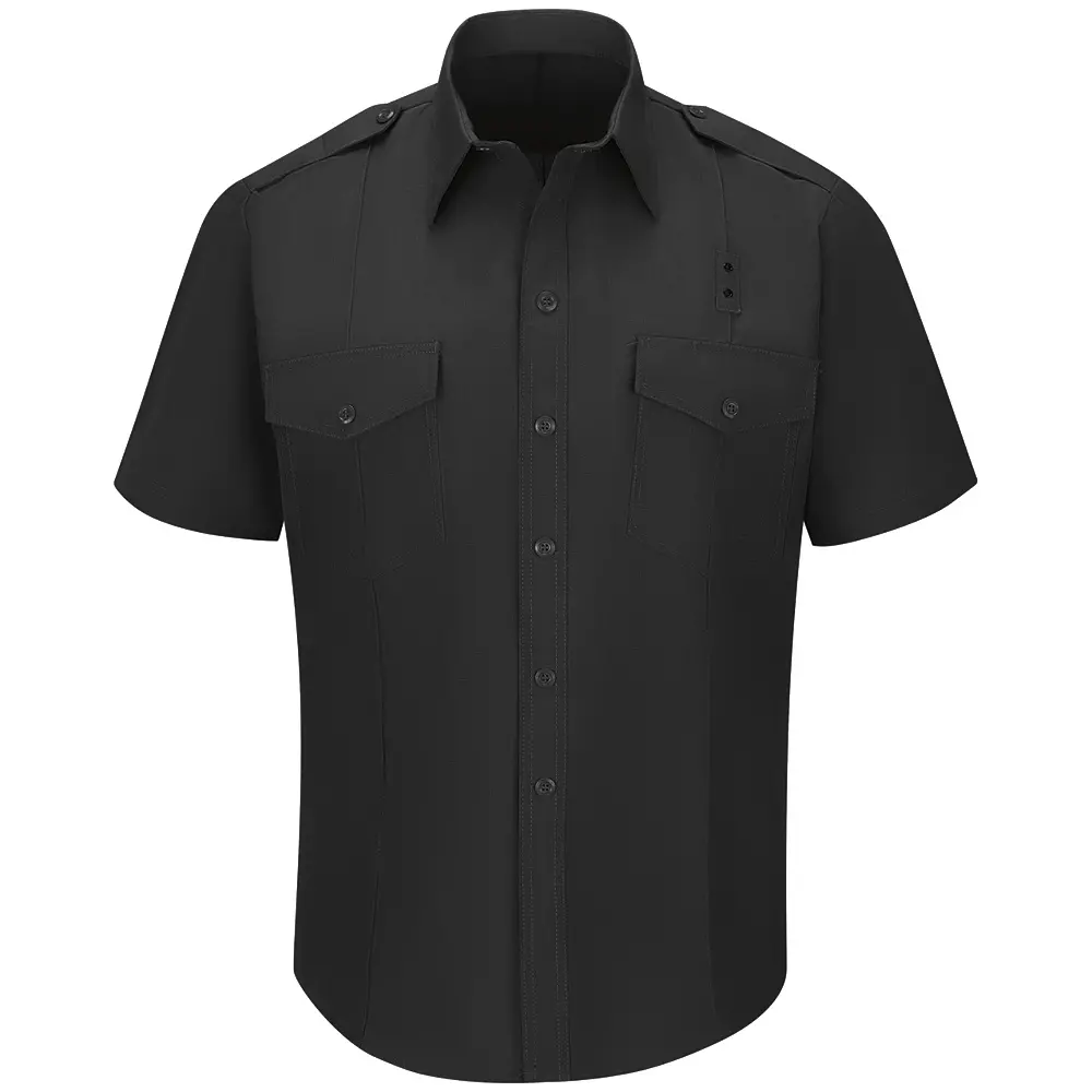 Men&#39;s Classic Short Sleeve Fire Chief Shirt-Workrite Fire Service