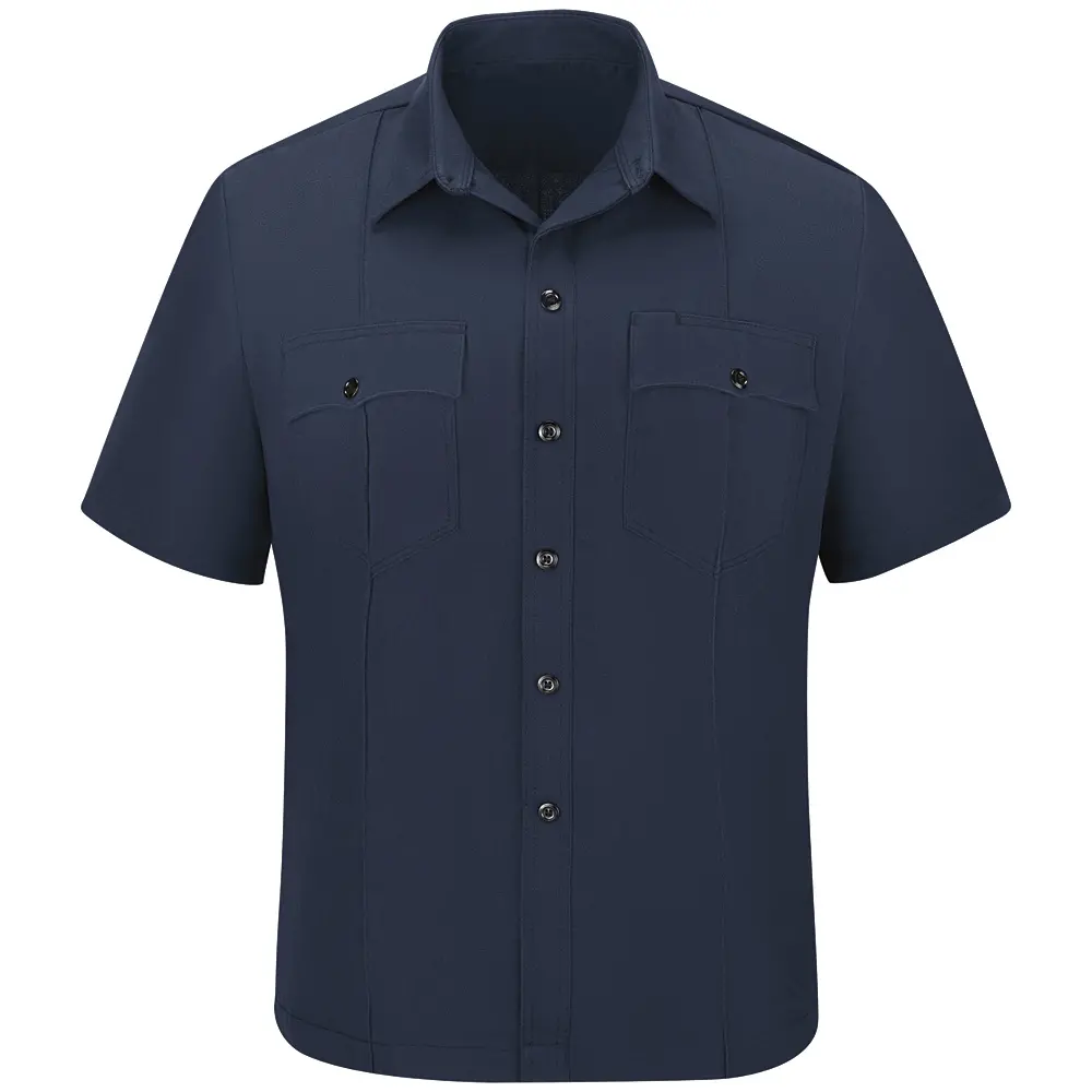 Men&#39;s Station No&#46; 73 Untucked Uniform Shirt-Workrite Fire Service