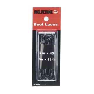W69412 45" Black Laces-Wolverine