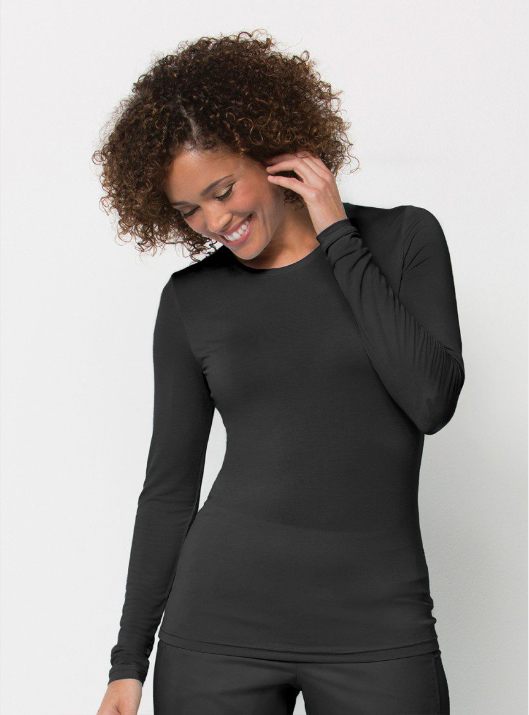 AUW - Ladies Long Sleeve Underscrub Tee-AUWE