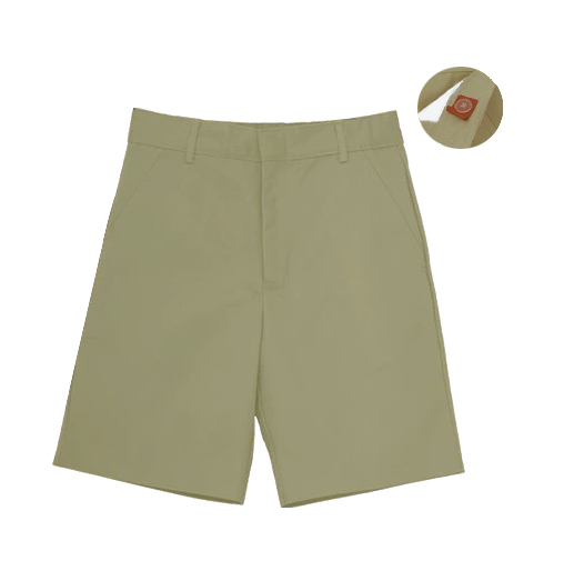 AUW UNIVERSAL Boy&#8216;s &#34;Adjustable Waist&#34; Flat Front Shorts-All Uniform Wear