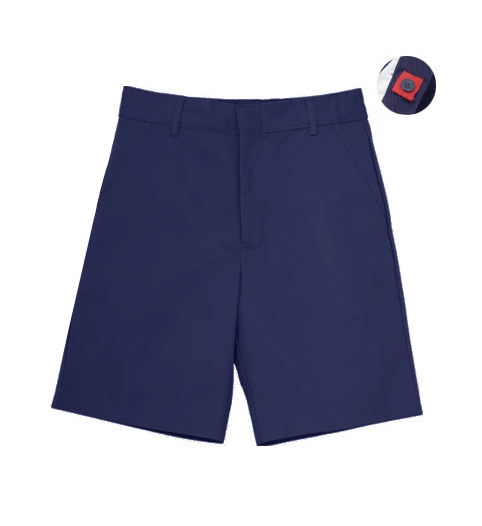 AUW Boys "Adjustable Waist" Flat Front Shorts-All Uniform Wear